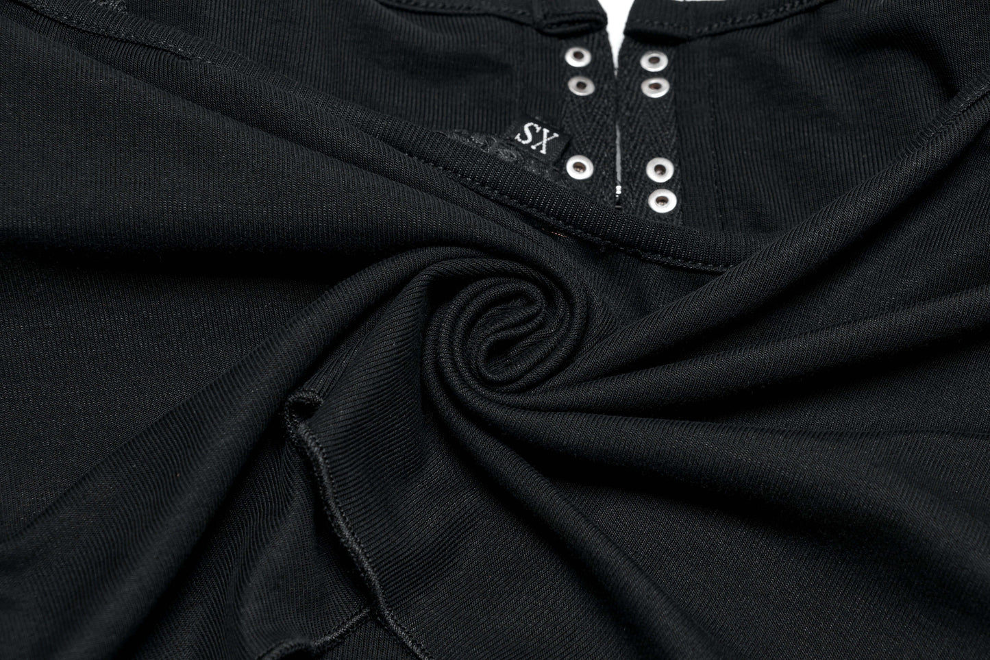 Punk Rave Clarabelle Wenchy Halter Neck Distressed-Look Top