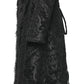 Punk Rave Goth Gorgeous Plush Coat in Black