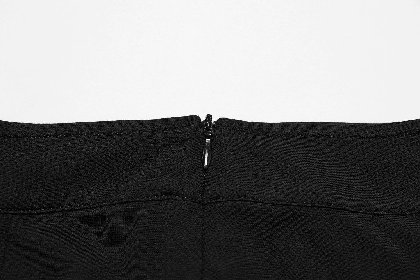 Punk Rave Blossom Knitted Asymmetrical Skirt