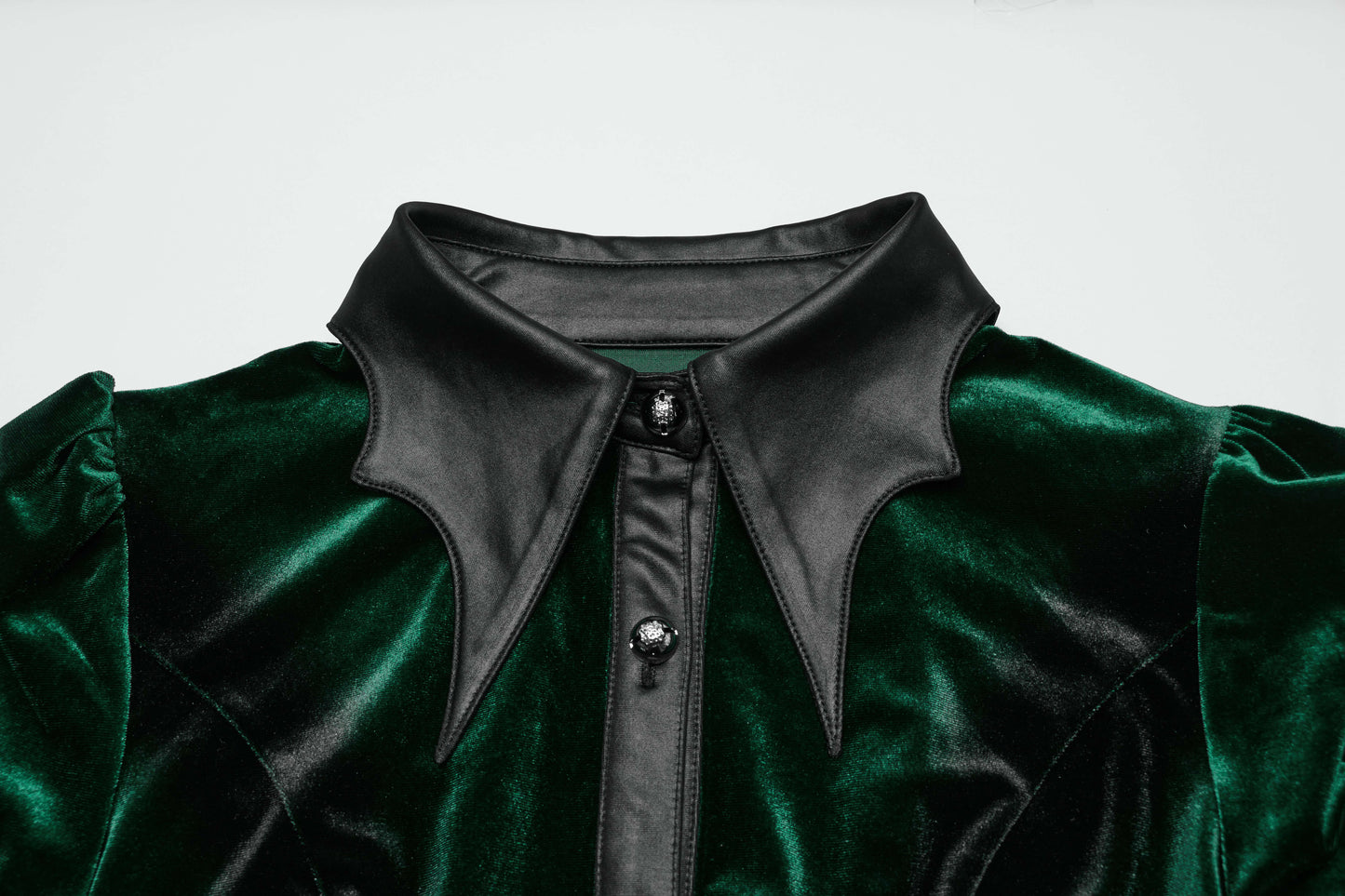 Punk Rave Fawn Gradient Printed Shirt in Green