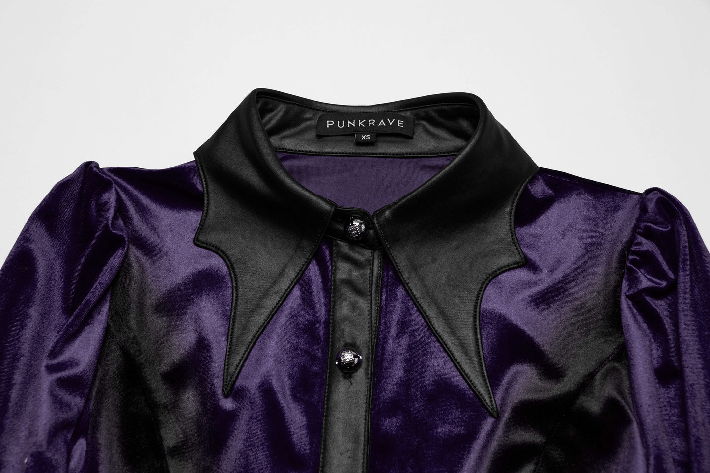 Punk Rave Fawn Gradient Printed Shirt in Violet