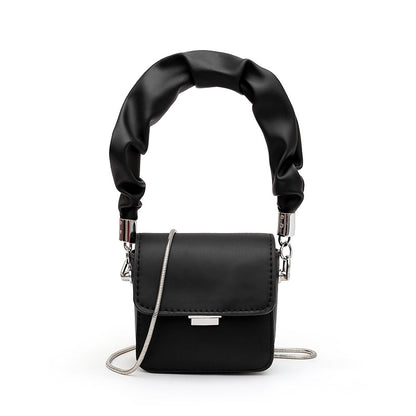 Vireous Mini Bag Women's Ruched Handle Handbag