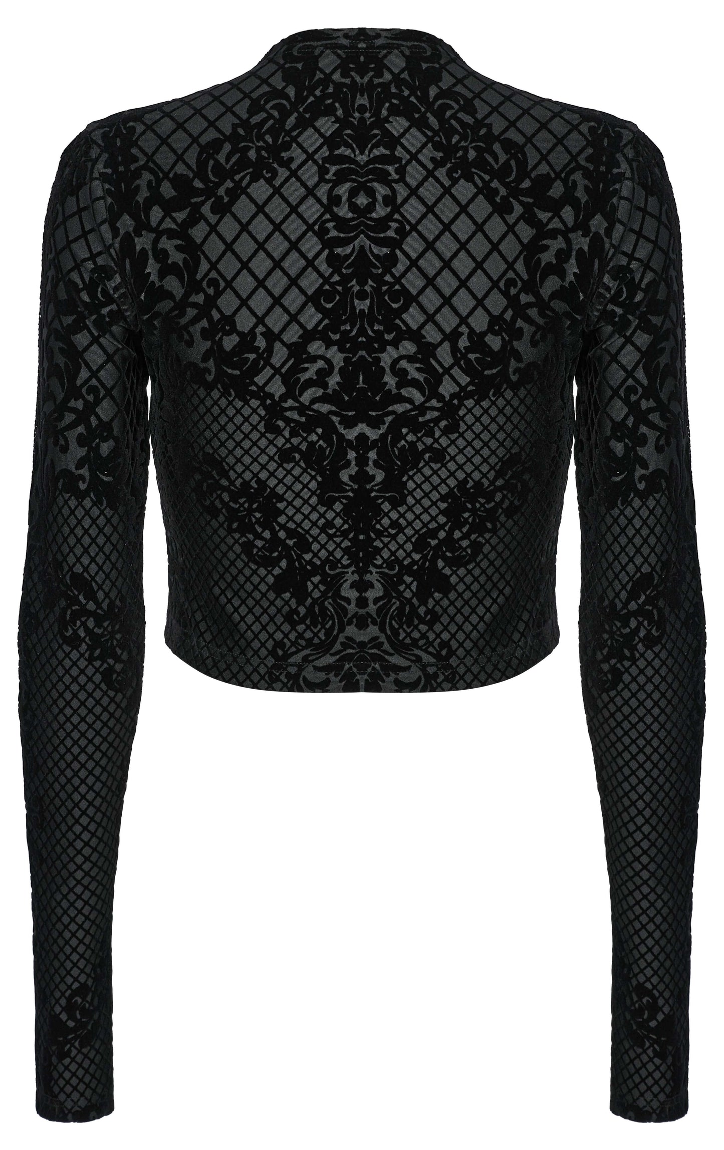 Punk Rave Enya Printed Cropped Jacket