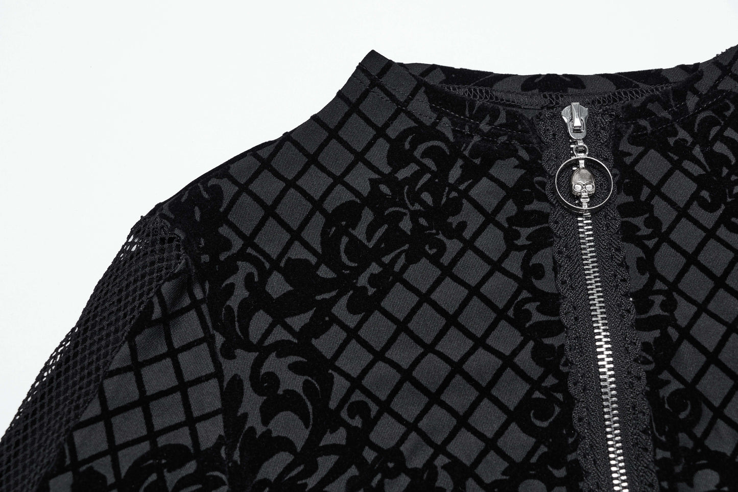 Punk Rave Enya Printed Cropped Jacket