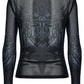 Punk Rave Eluana Cybergoth Print Mesh Long Sleeve Top