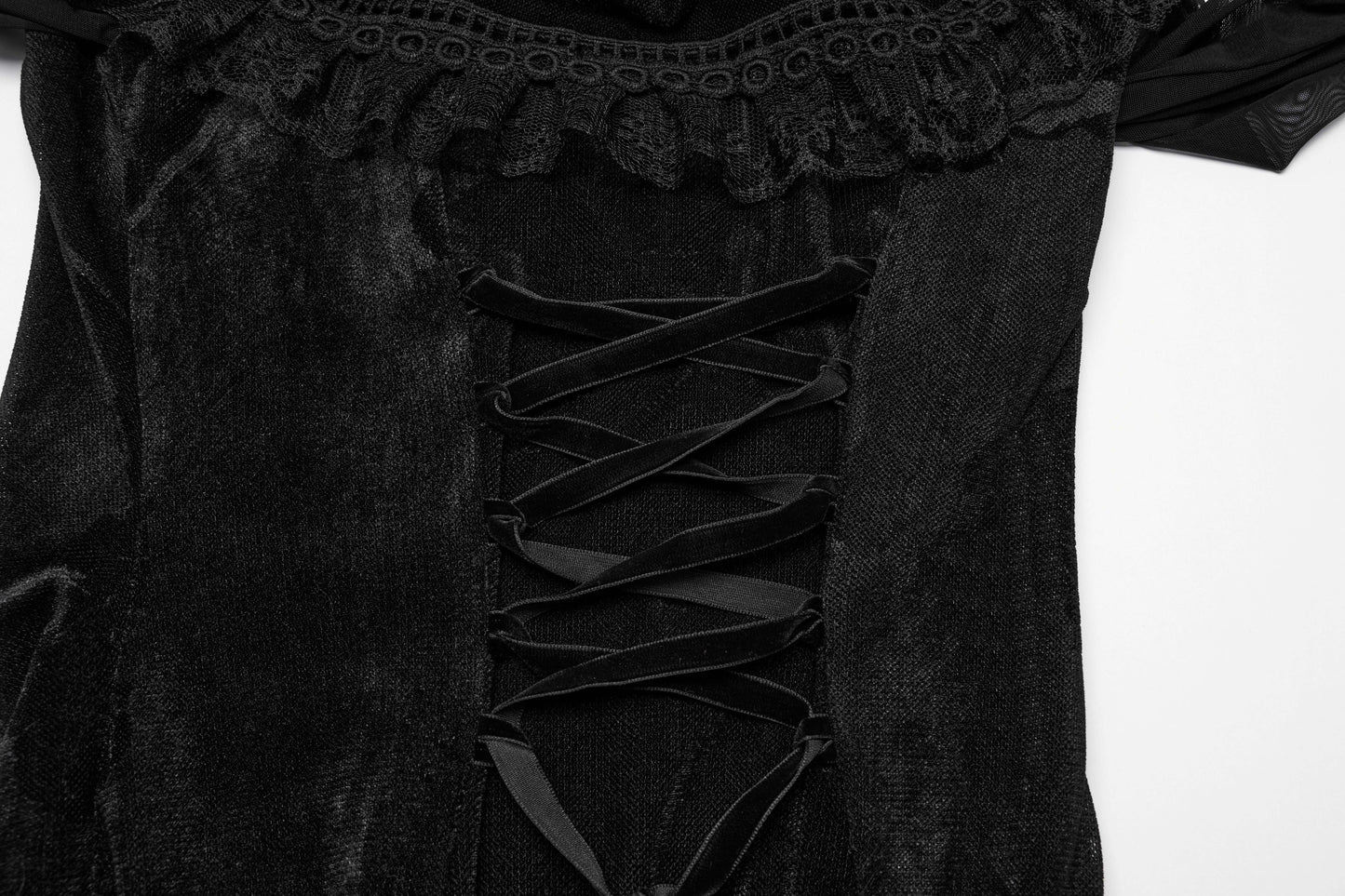 Punk Rave Aurelia Goth Mesh Dress