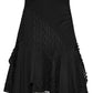 Punk Rave Calista Elegant Sleeveless Dress in Black