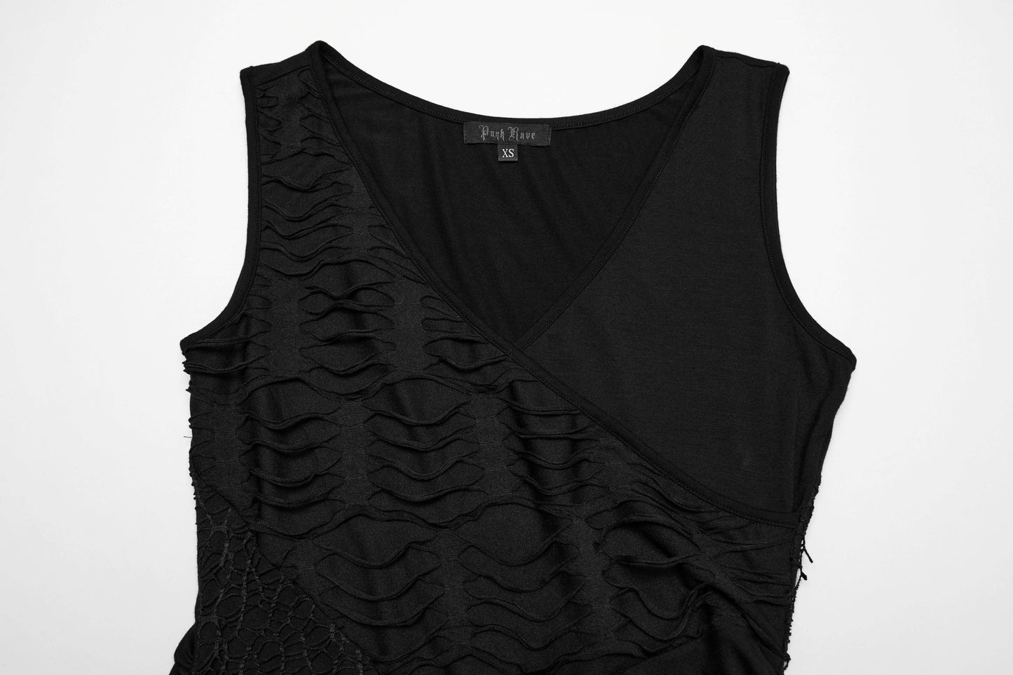 Punk Rave Calista Elegant Sleeveless Dress in Black