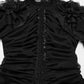 Punk Rave Nova Gothic Elegant Gown in Black