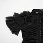 Punk Rave Nova Gothic Elegant Gown in Black