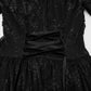 Punk Rave Nova Gothic Elegant Gown in Black