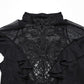 Punk Rave Gothic Applique Top