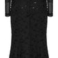 Punk Rave Seraphine Spinal Lace Panel Maxi Dress In Black