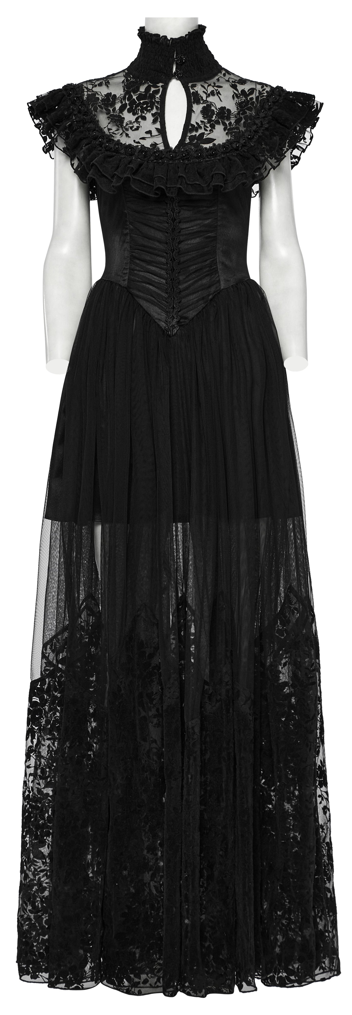 Punk Rave Seraphina Goth Flying-Sleeve Dress