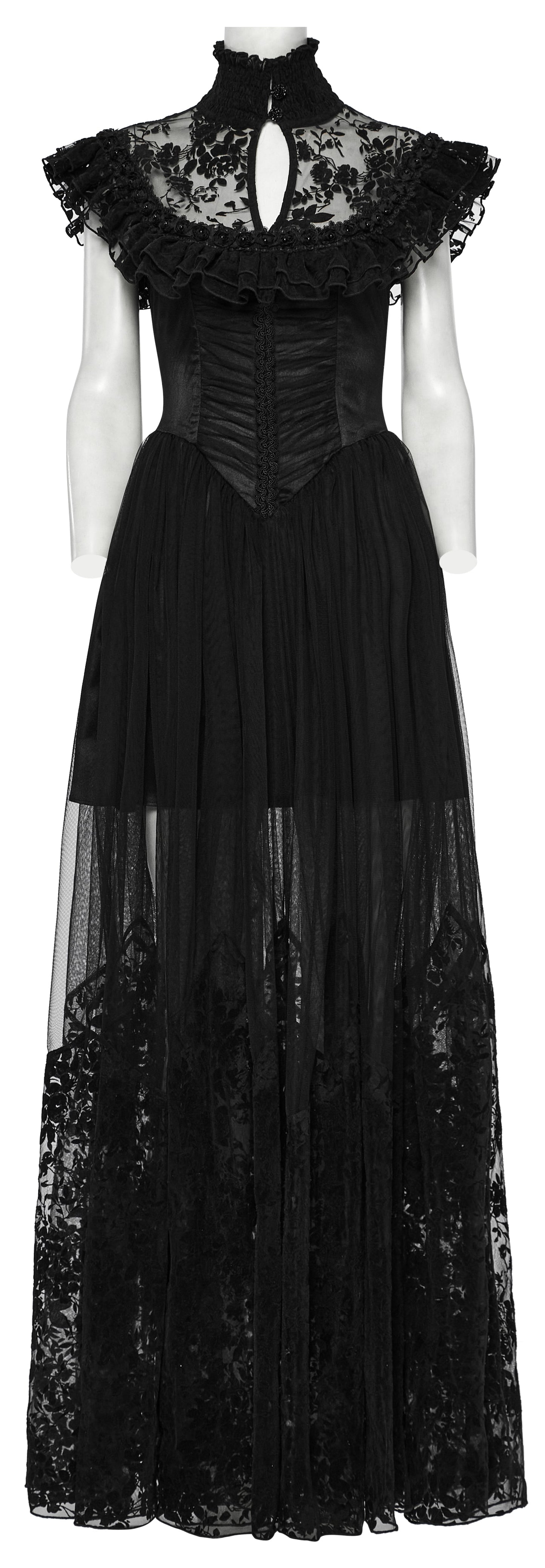 Punk Rave Seraphina Goth Flying-Sleeve Dress