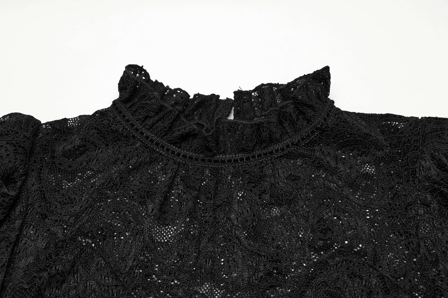 Punk Rave Calantha Lace T-Shirt in Black