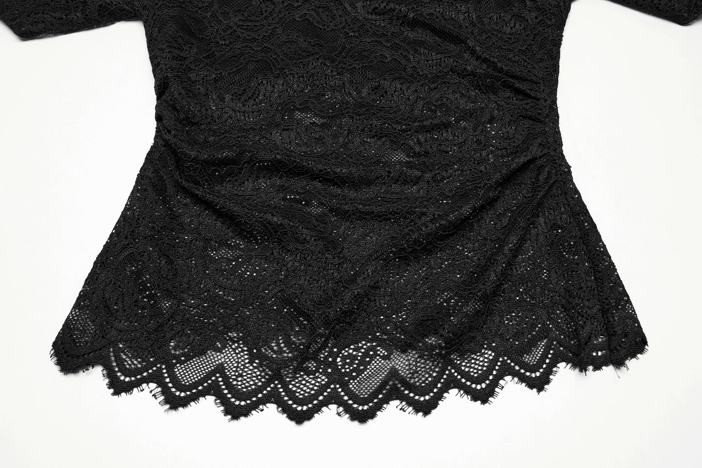 Punk Rave Calantha Lace T-Shirt in Black