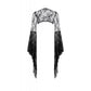 Dark In Love Gothic Lace Bell-Sleeve Cape
