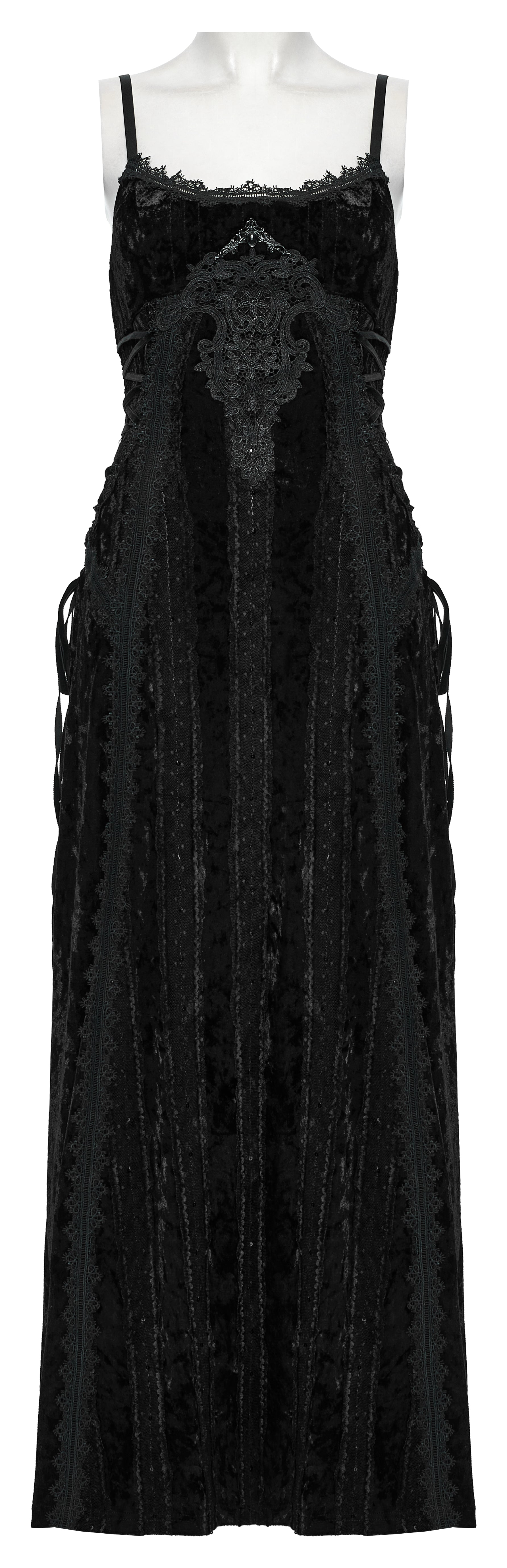 Punk Rave Morrigan Embroidered Velvet Goth Slip Dress in Black – Vireous.Shop Punk Rave Morrigan Embroidered Velvet Goth Slip Dress in Black – Vireous.Shop