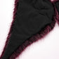 Punk Rave Lilith Gradient Devil Fur Shawl in Crimson