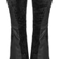 Punk Rave Morrigan Wasteland Tassel Flare Goth Pants in Black