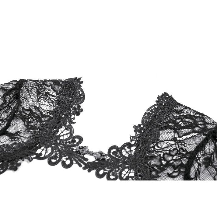Dark In Love Lilith 3D Lace Bell-Sleeve Cape
