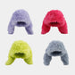 Plush Rabbit Ears Cute Ushanka Hat, Candy Colours