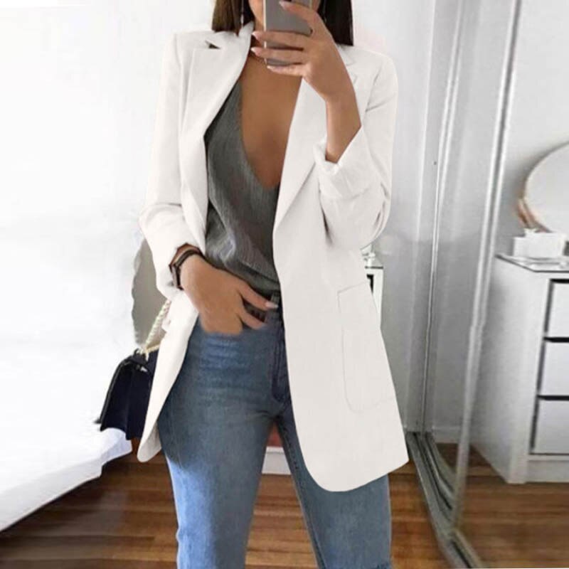 Casual Long Sleeve Women's Business Jacket