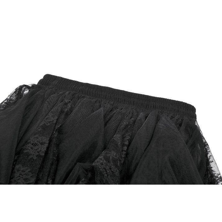 Dark in Love Dark Fairy Lace Midi Skirt