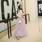 High Waist Long or Half-Length Floaty Chiffon Skirt, Spring and Summer Collection