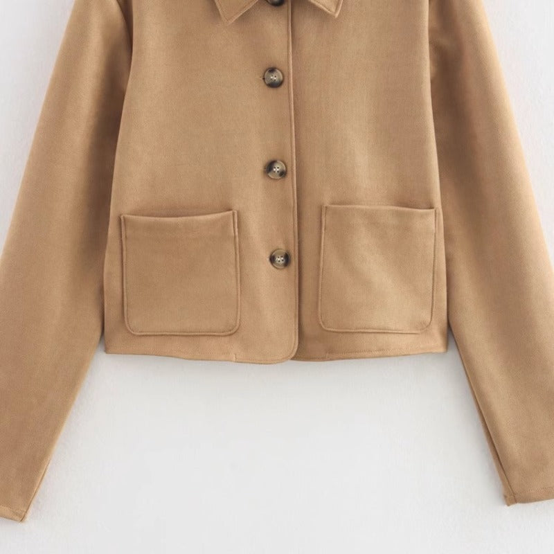 Women's Preppy French Design Fashion All-Matching Jacket