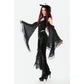 Dark in Love Erzebeth Velvet Lace Flare Trousers in Black