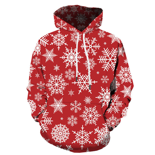 Unisex Fleece-Lined Christmas Hoodie