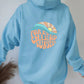 Forever Chasing Sunsets, Fleece-Lined Positive Vibes Hoodie