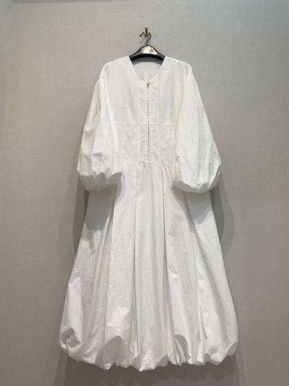 Vireous French-Style Rustic Floaty Cotton Dress