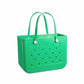 Neon Block Colour Rubber Beach Bag