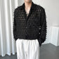 Men's Fashion Fringe Long Sleeve Shirt Jacket