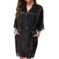 Women's Kimono Style Silk Robe Loungewear