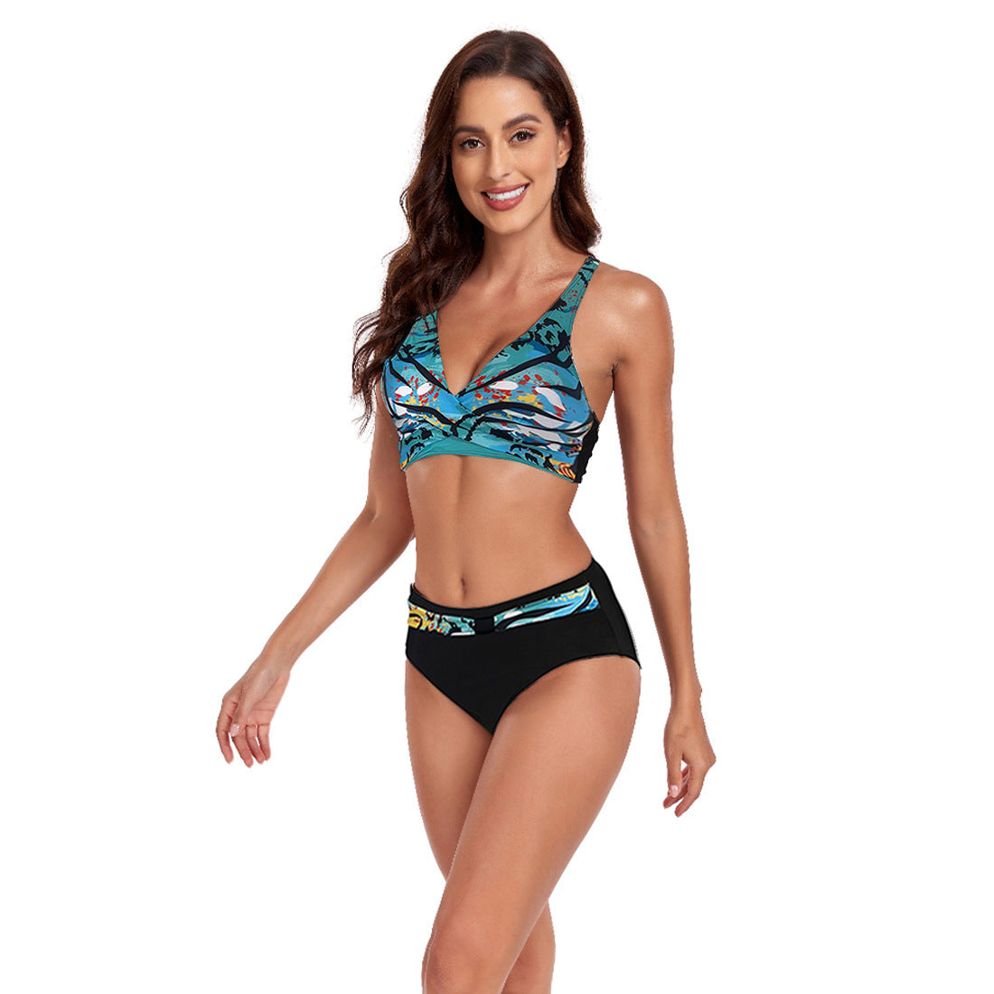 New Season Beach Split-Swimsuit Halter Bikini