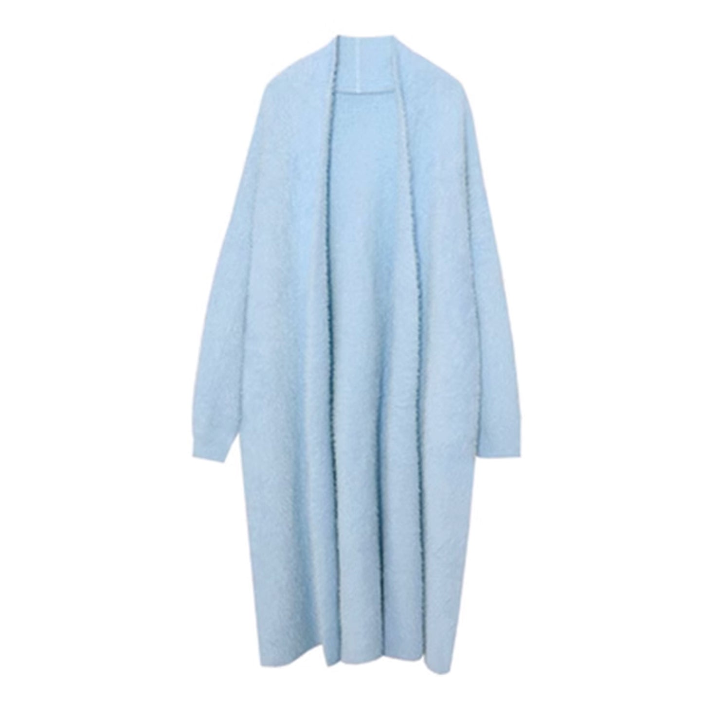 Luxurious Soft Long Cardigan Coat, Trendy Leisure Warm Office Wear