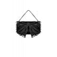 Dark In Love Victoria Black Lace Bow Mini Handbag