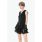 Dark in Love Punk Eyelet Lace-Layered Mini Skirt