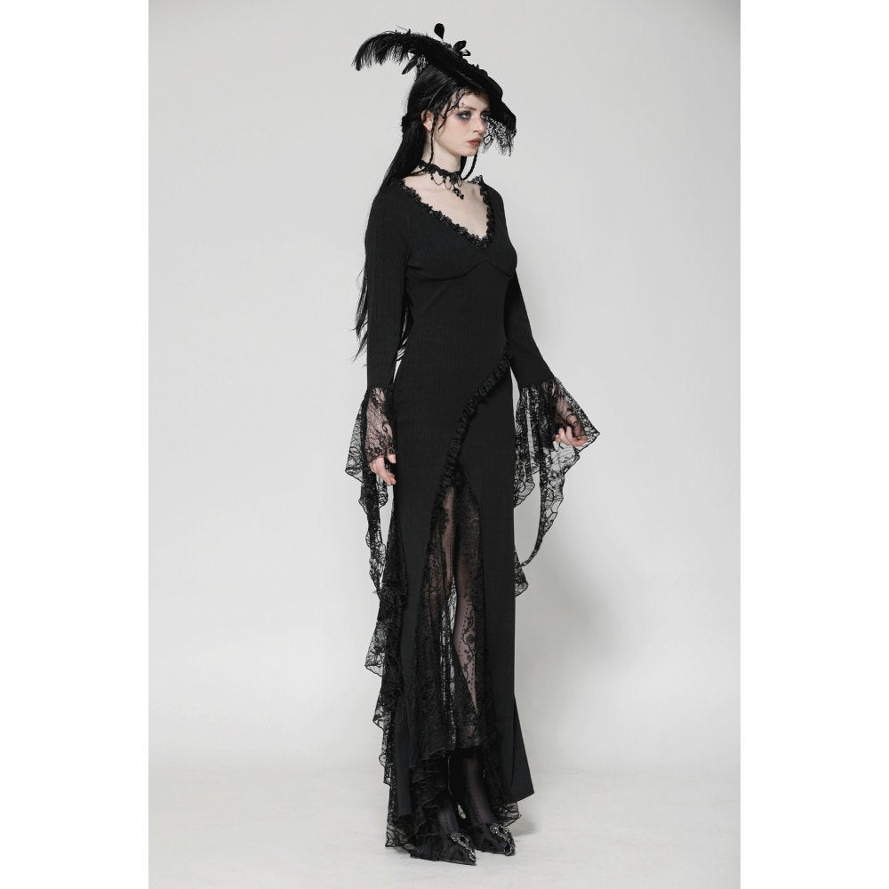 Dark in Love Pandora Witchy Asymmetrical Long Dress