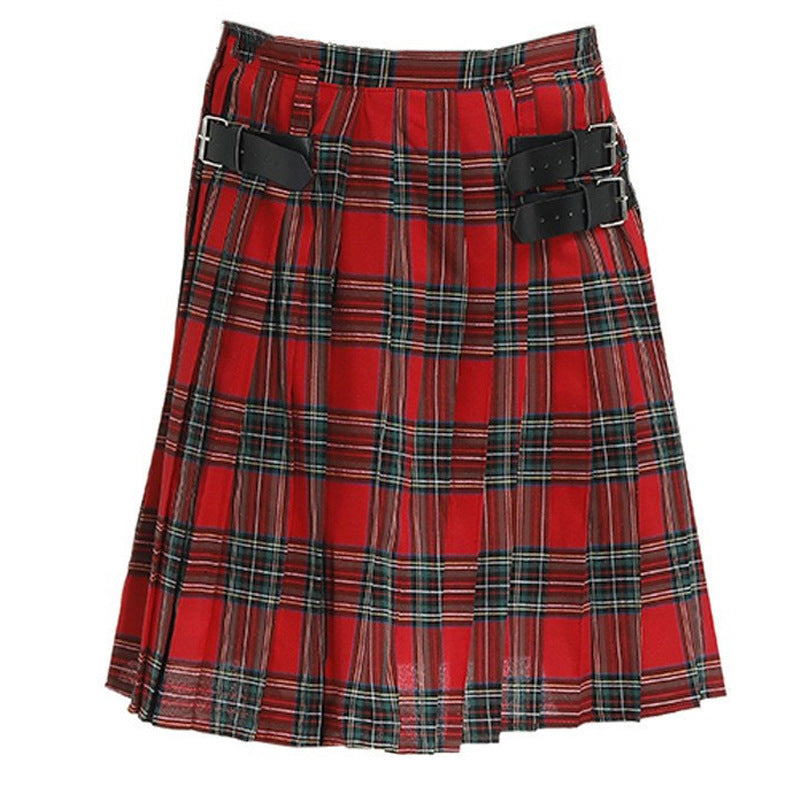 Costume Men's Pleated Tartan Kilt, Multi Colours