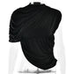Avant Garde Round Neck Asymmetric Fashion Top