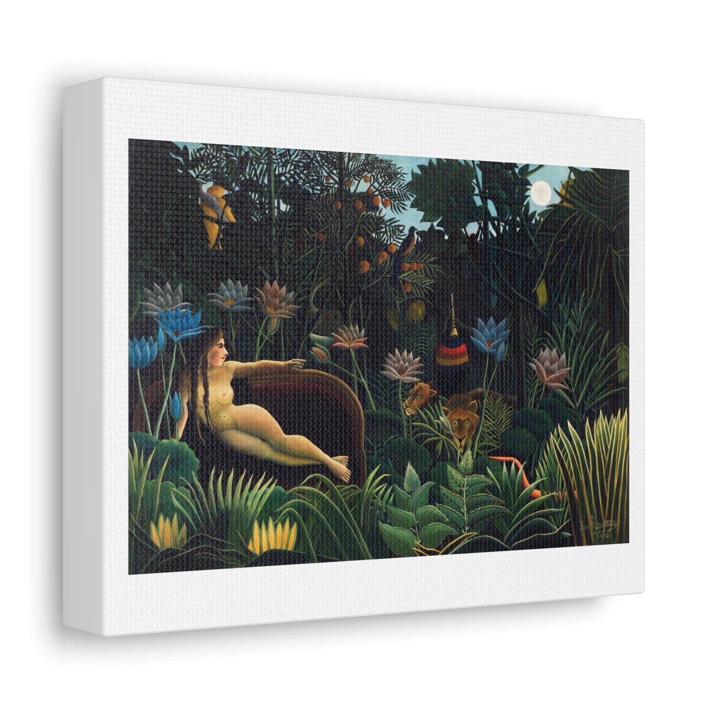 The Dream (1910) by Henri Rousseau, from the Original, Art Print on Canvas