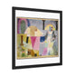 Black Columns in a Landscape (1919) by Paul Klee from the Original, Wooden Framed Print