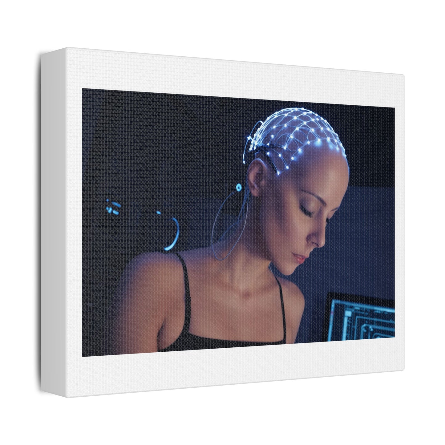 The Singularity, Photorealistic Art 'Designed by AI', Print on Canvas