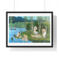 Summer (1891) by Pierre Puvis de Chavannes, from the Original, Framed Art Print