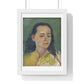 Portrait of a Woman (1920) by Arnold Peter Weisz Kubínčan, from the Original, Framed Art Print